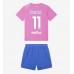 Billige AC Milan Christian Pulisic #11 Børnetøj Tredjetrøje til baby 2023-24 Kortærmet (+ korte bukser)